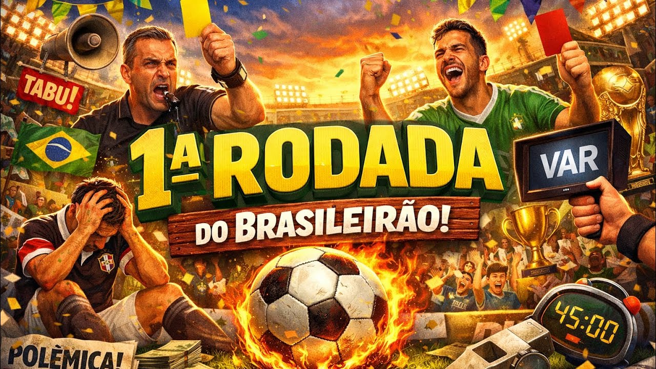 Brasileirão começa quente e cheio de surpresas.