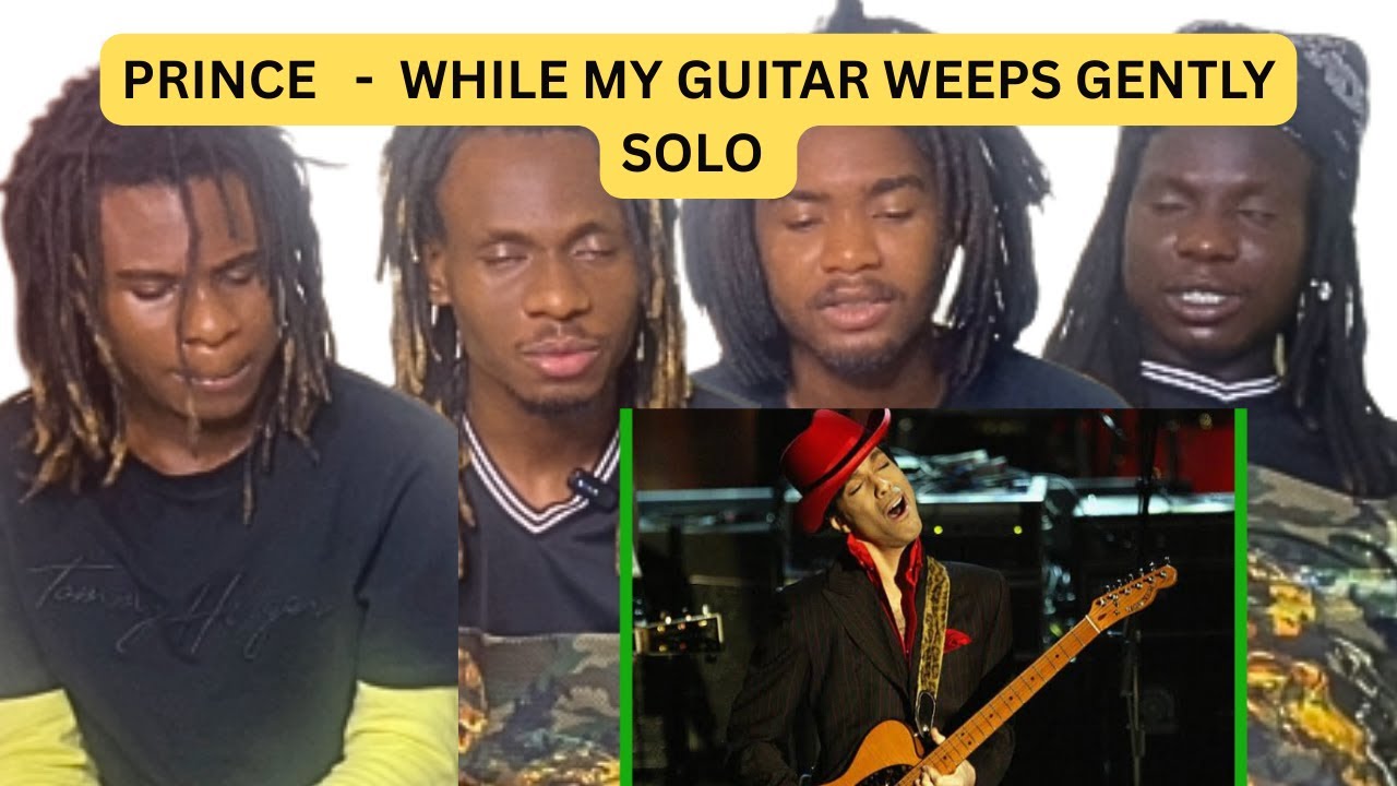 *Rappers* First time hearing : Prince-  While my guitar gently weeps solo (reaction)