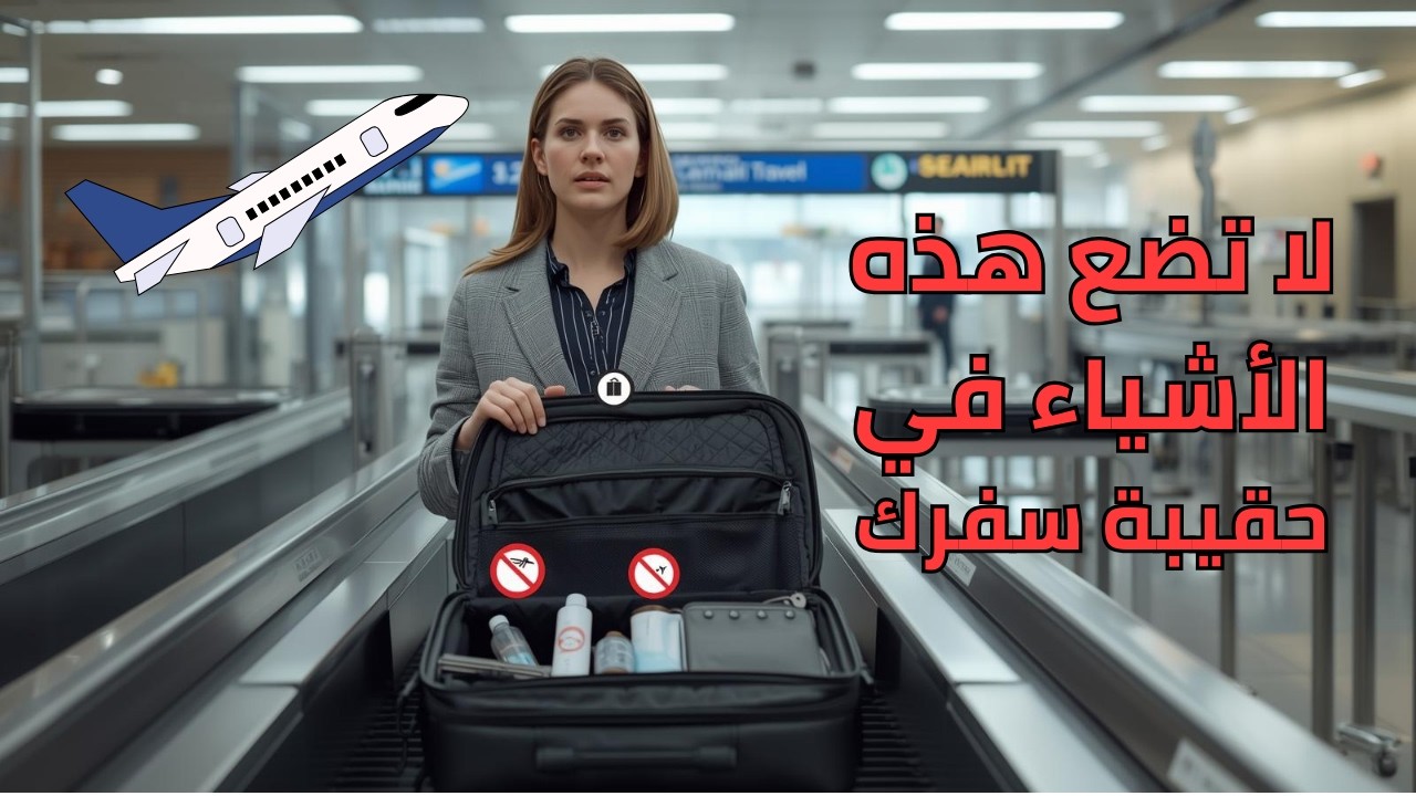 لا تضع هذه ال10 أشياء في حقيبتك أو ستواجه مشاكل في المطار