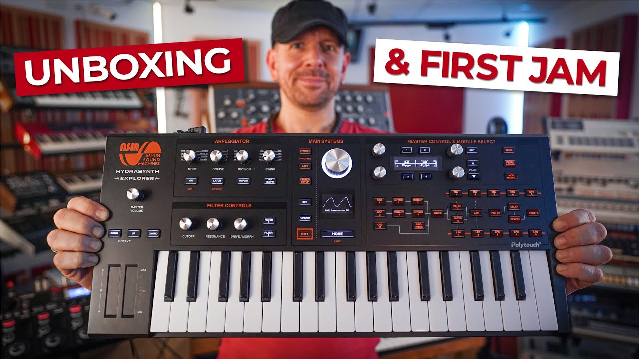 Распаковка Hydrasynth Explorer и первый джем