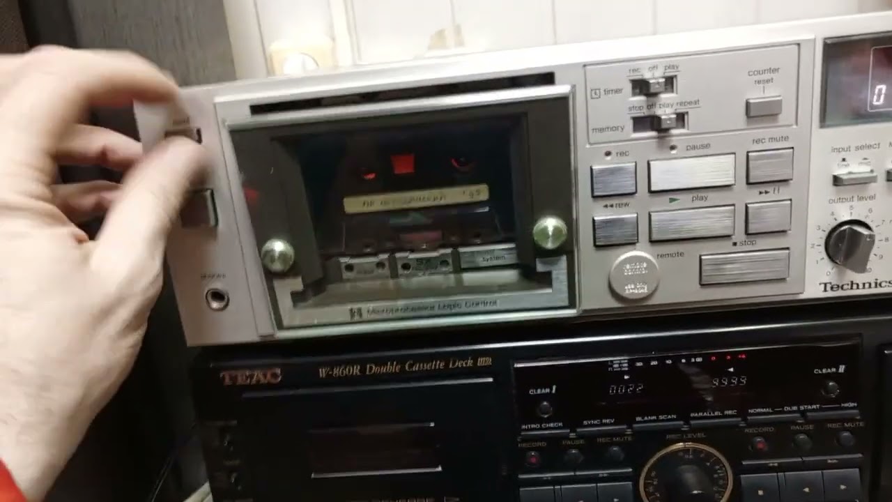 Technics RS-M250 и TEAC W-860R