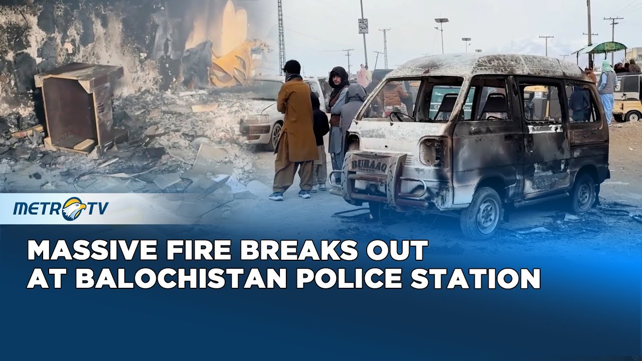Blaze in Balochistan, Fire Engulfs Police Station in Pakistan