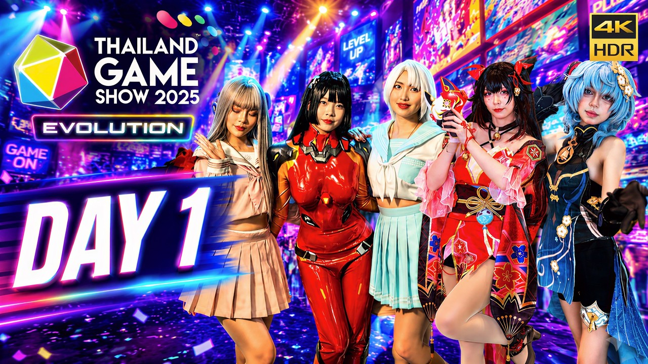 Thailand Game Show 2025, World of Gaming - TGS 2025 Bangkok ( Day 1 )