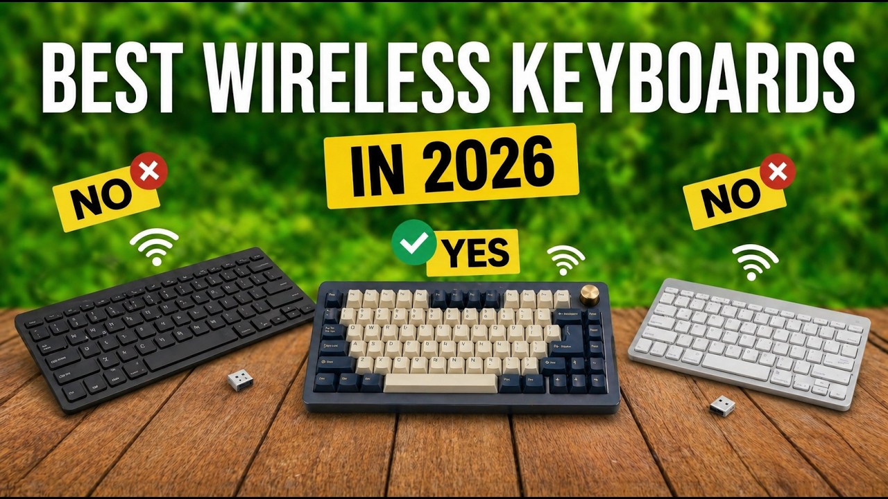 ✅Топ-5 лучших беспроводных клавиатур 2026 года &mdash; от бюджетных Bluetooth-клавиатур до премиальных ...