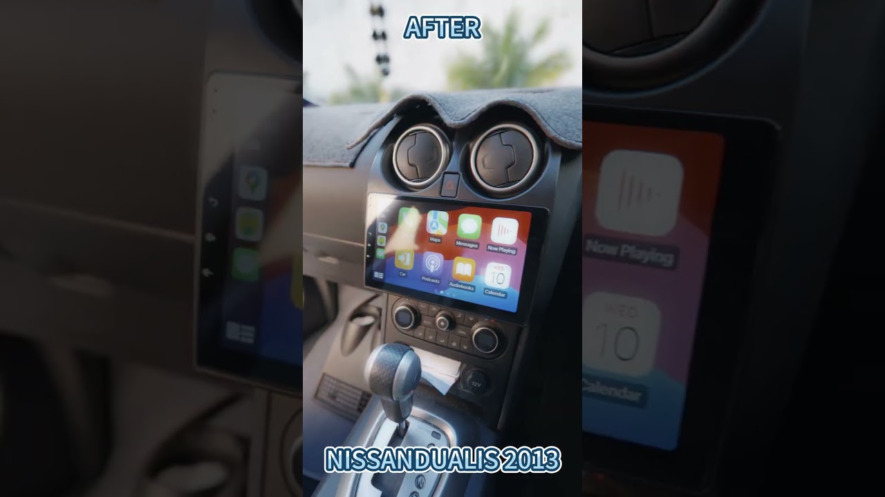 Nissan Dualis 2013 Before & After Car Stereo Upgrade 🚘 Wireless Apple Carplay & Android Auto