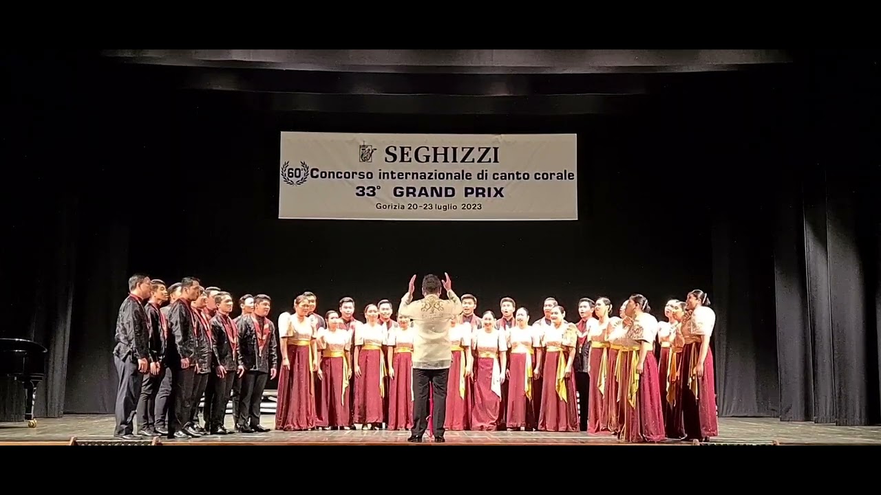 SICUT CERVUS - KAMMERCHOR MANILA PHILIPPINES - dir. Anthony Go Villanueva 33° GRAND Prix SEGHIZZI