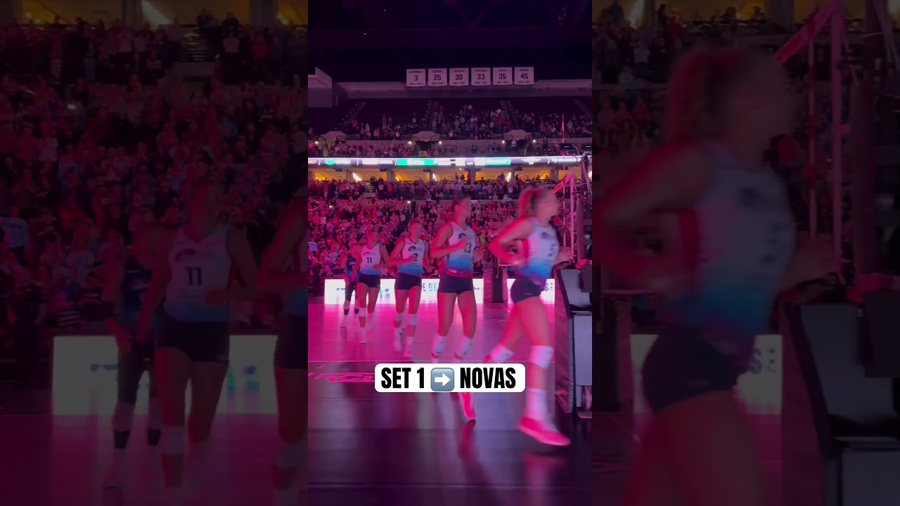 Omaha takes set one 25-23 over the Mojo 👀 