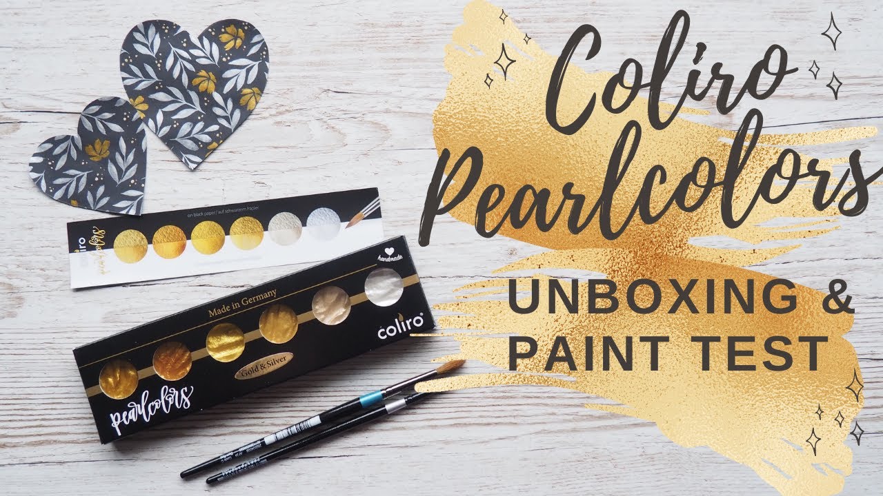 Coliro Pearlcolors | Unboxing | Paint Test | First Impressions