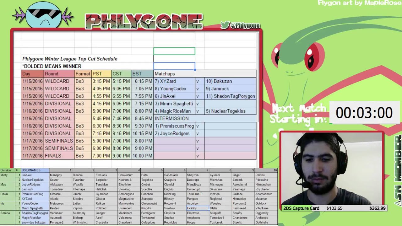Pokémon Showdown Tourney | PWL Top Cut | Wildcard Round