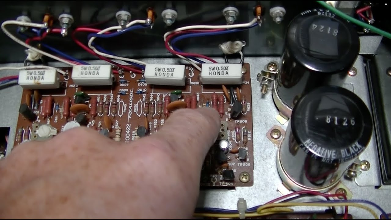 Rehabilitation of a Radio Shack Realistic STA-78 Stereo Receiver from 1978/1979