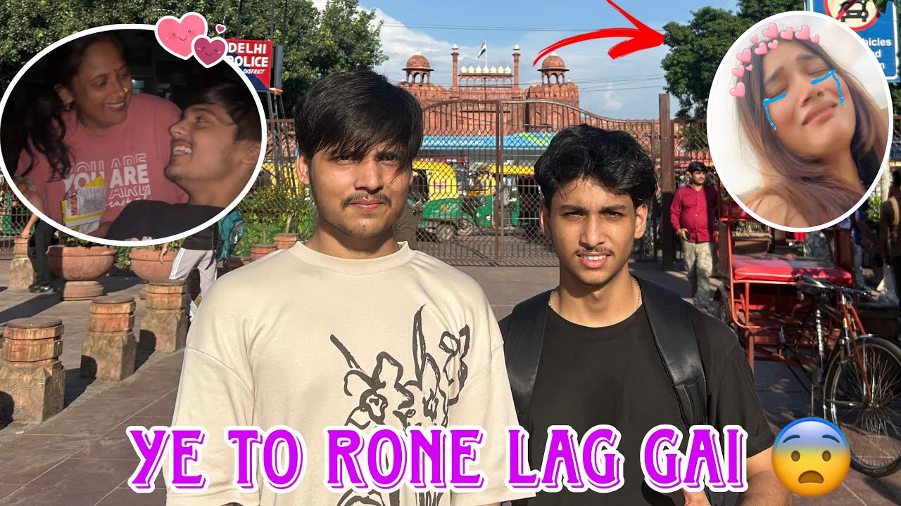 Hum gye Lal Quila 😍🤦🏻 || Damki de rhi thi 😰 || The Mk vlogs 