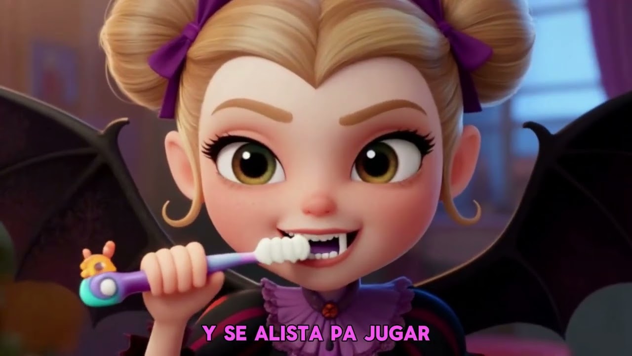 &iexcl;Vuela Vuela Vampirita! 🦇🎶 Canci&oacute;n de Halloween para Ni&ntilde;os | Lunita Cantarina