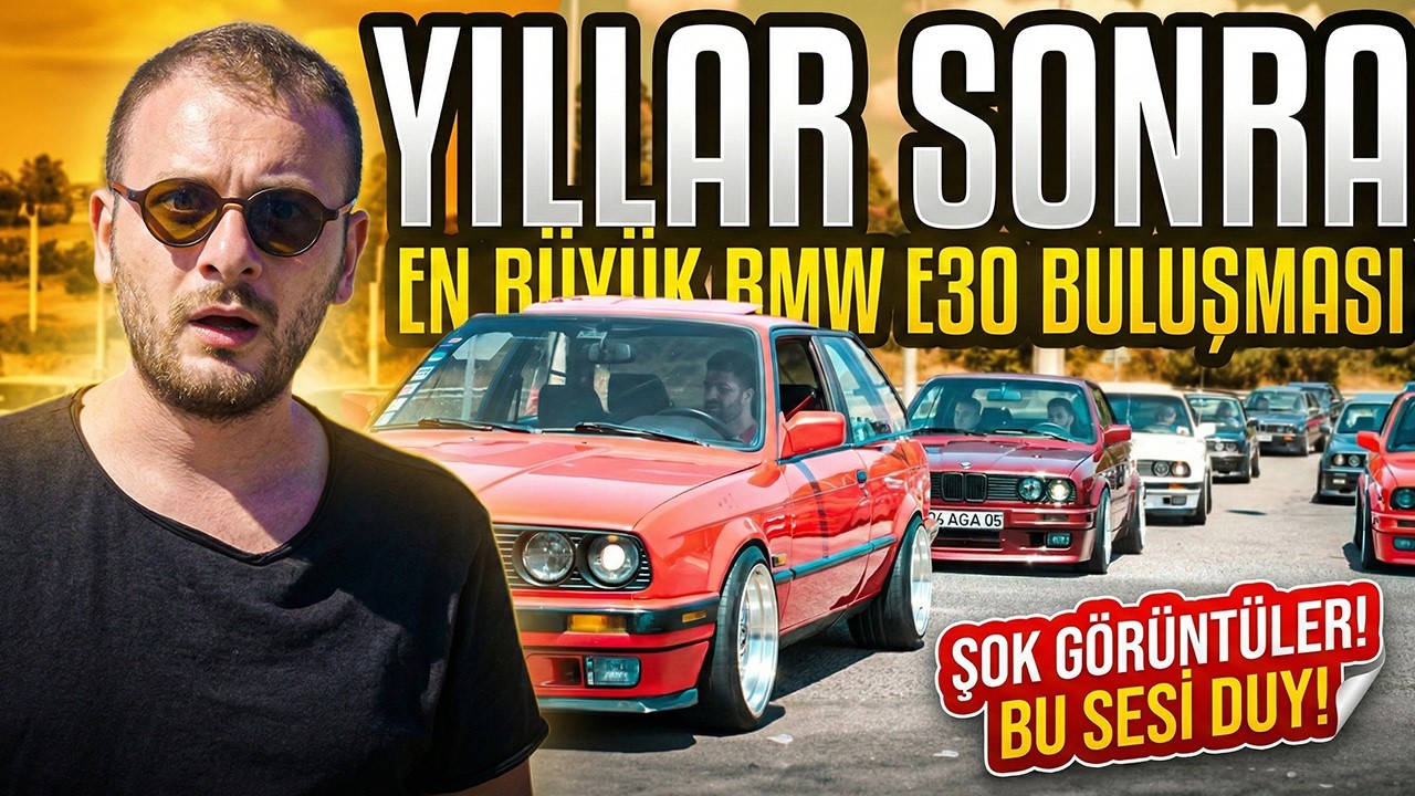 62 BMW E30 Toplandık ! | Renk Renk , Desen Desen Bmw E30 Buluşması !