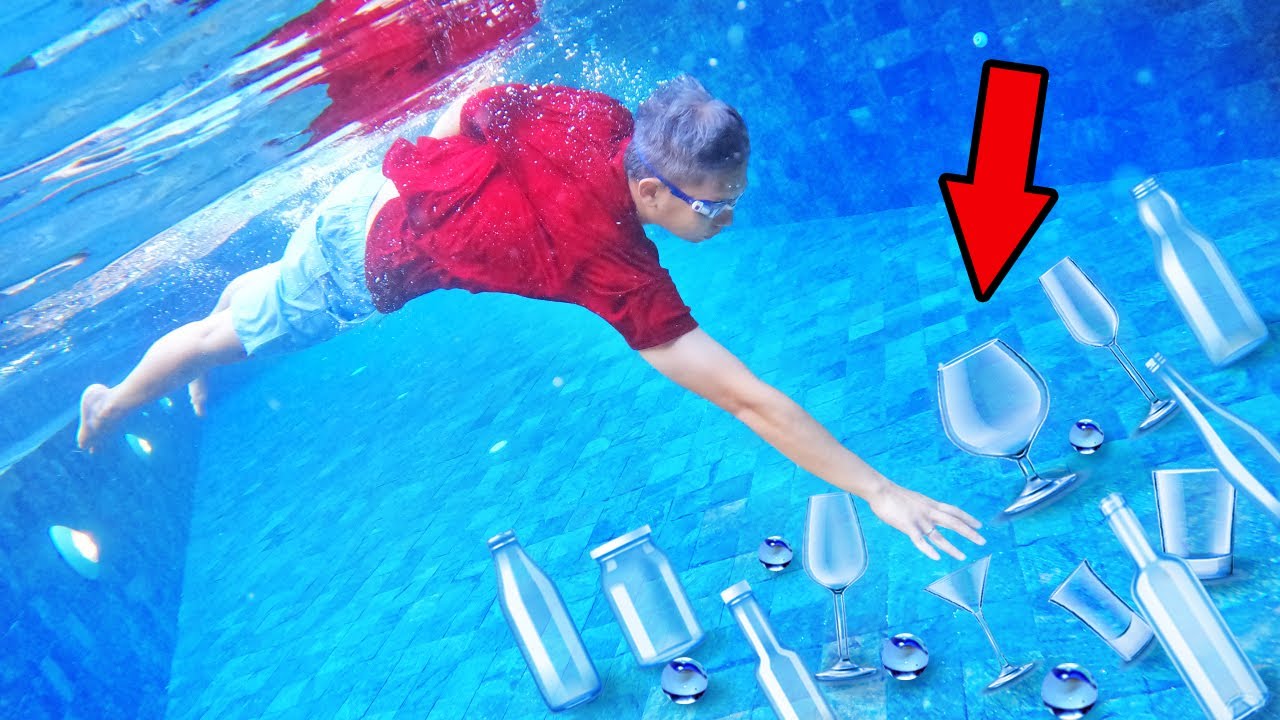 CARI BARANG YANG TIDAK TERLIHAT DI BAWAH AIR!!