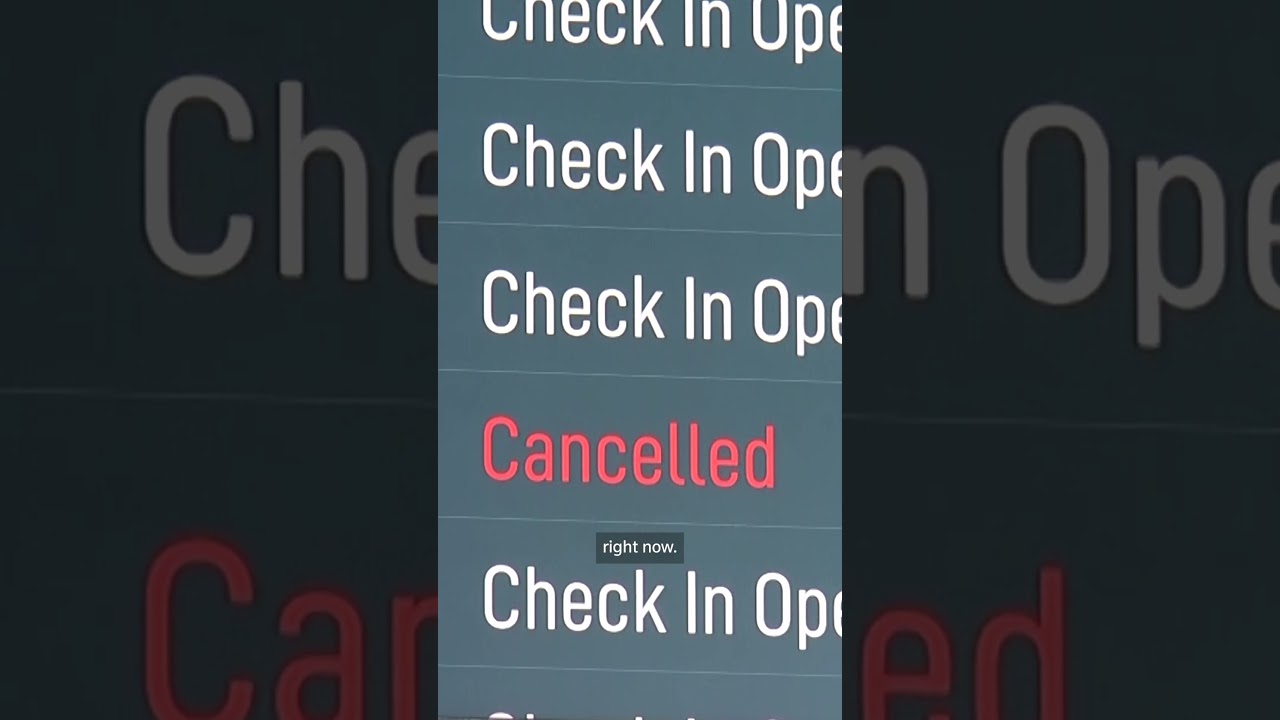 Passengers stranded during Middle East conflict