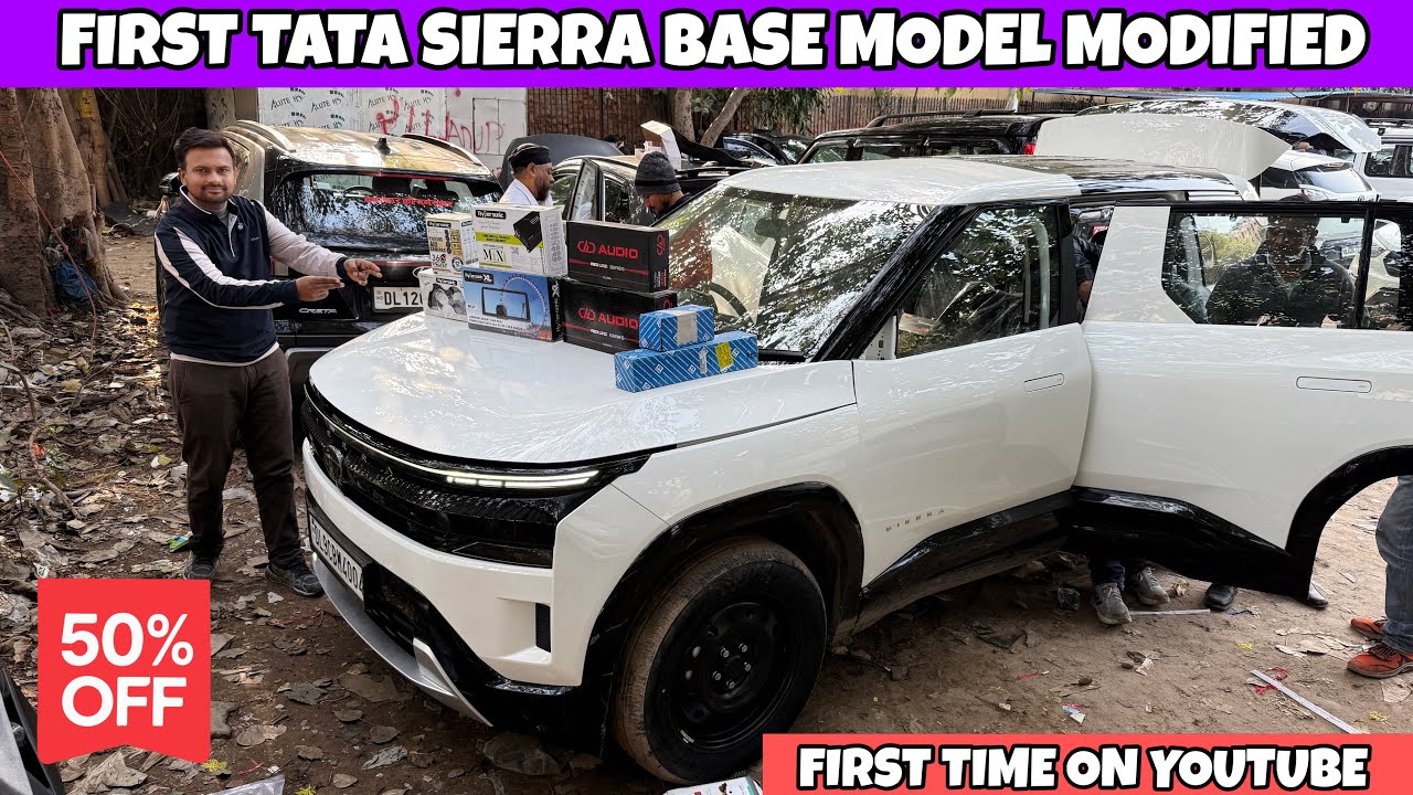 2026 TATA SIERRA BASE MODEL MODIFIED WITH PRICE🔥TATA SIERRA BASE TO TOP MODIFICATION✅TATA SIERRA🔥