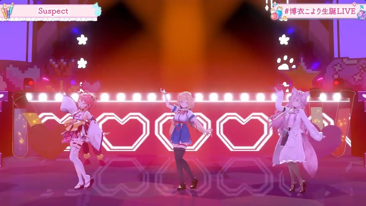 Koyori, Miko, Haachama - Suspect [Live 3D] [𝙷𝙾𝙻𝙾𝙲𝚄𝚁𝙴 𝙾𝚂𝚃]