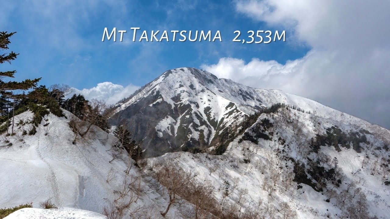 【残雪期の高妻山】登山者ゼロ。届かなかった山頂、それでも美しく、迫力はアルプスレベル。『戸隠富士』2024 4/17