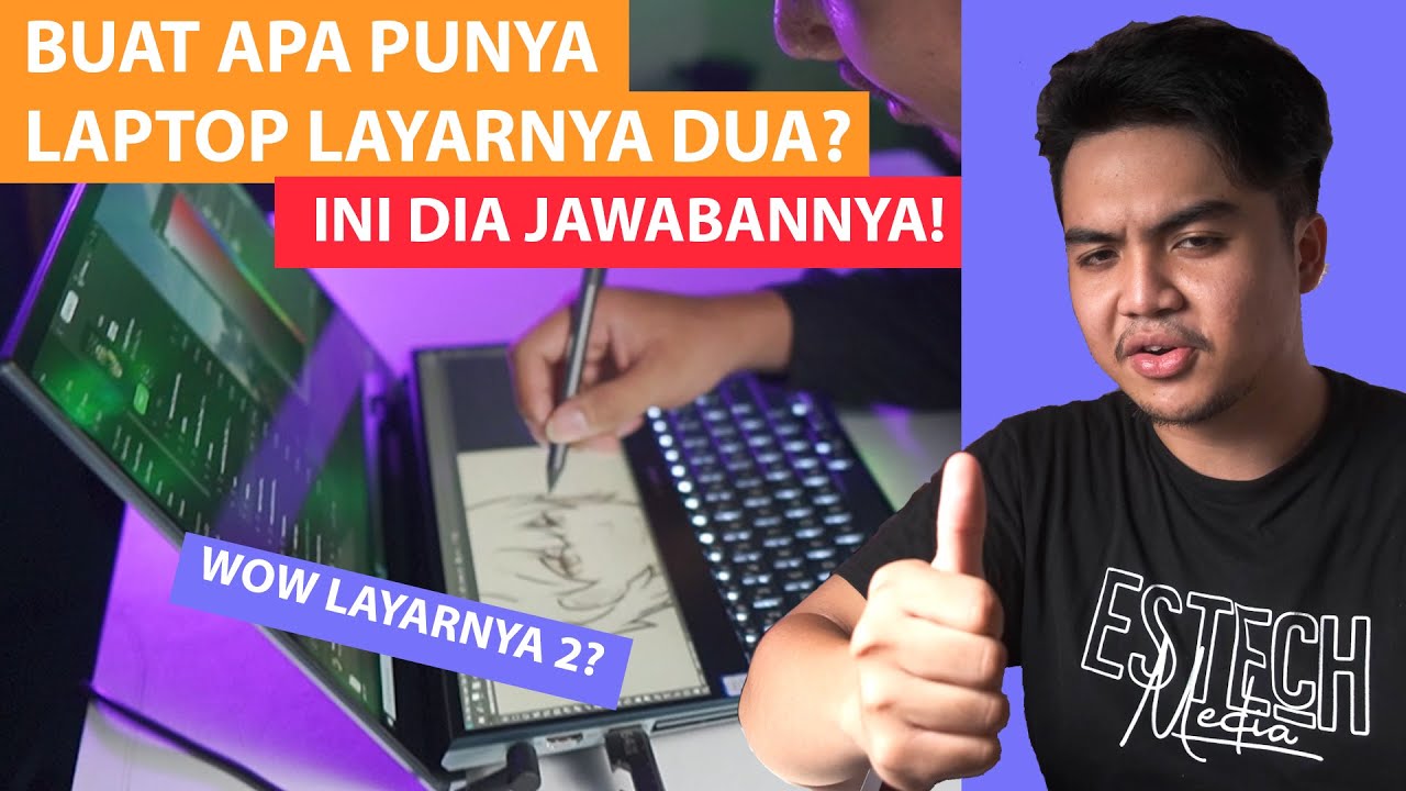 Buat Apa Coba Beli Notebook yang ada 2 Layarnya | ASUS Zenbook Pro Duo UX581