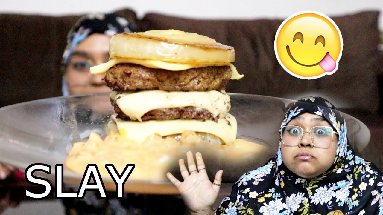 AYO, I SLAYED THE FLYING DUTCHMAN BURGER!!! 🤤🍔