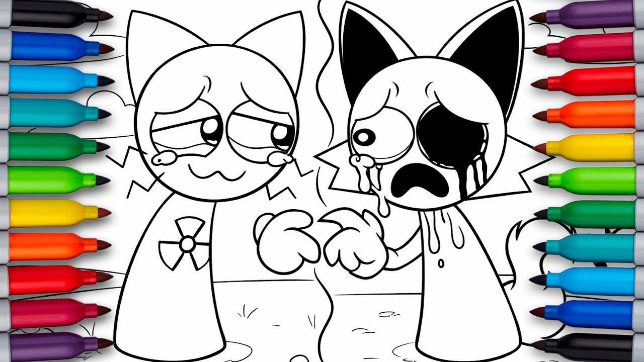 Incredibox Sprunki Pyramixed New Coloring Pages🎨 | How to Color TOX and ACID Incredibox Sprunki