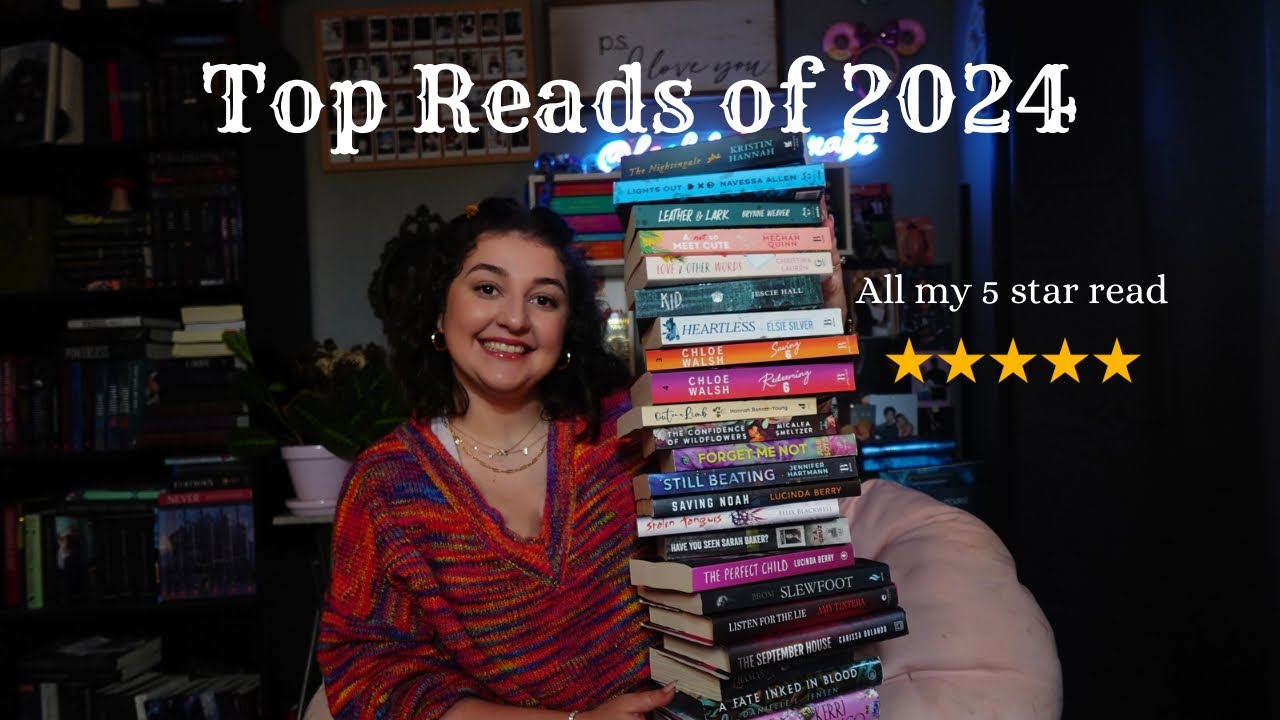 Every book I gave 5 stars to in 2024 (Fantasy, Romance and Thriller)