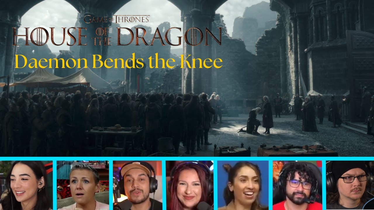 Reactors Reacting to DAEMON BENDING THE KNEE TO RHAENYRA | House of the Dragon 2x8