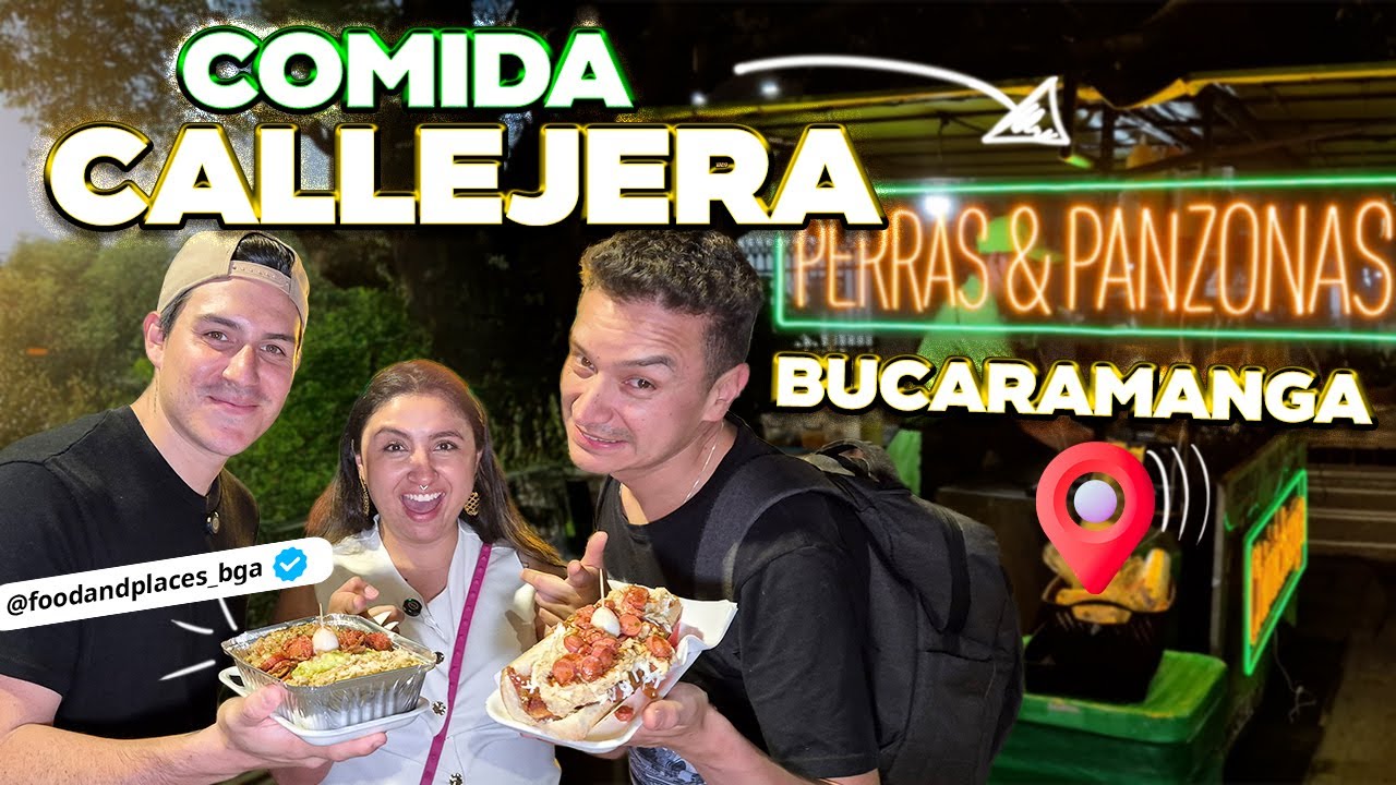 Probamos COMIDA CALLEJERA en el Parque de las Cigarras de Bucaramanga 🔰😋 | Los Insaciables