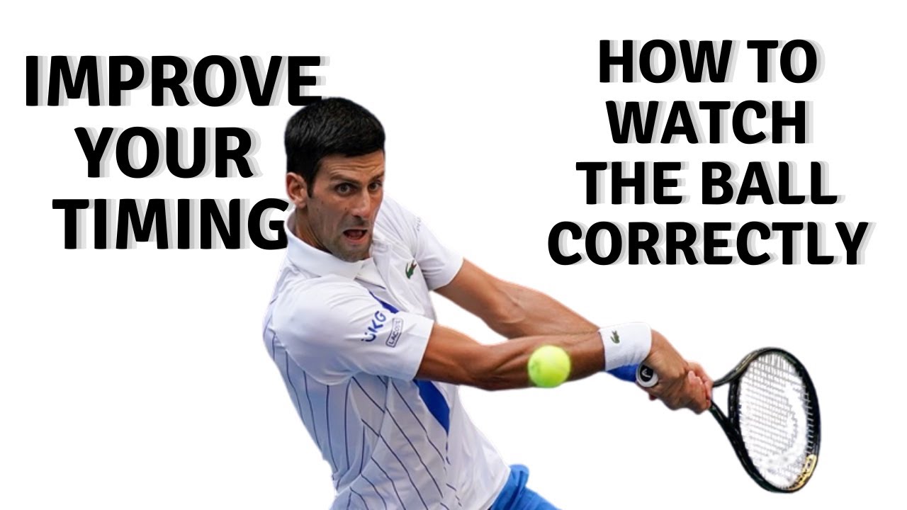 Make less errors and less miss-hits. How to watch the ball like the pro's