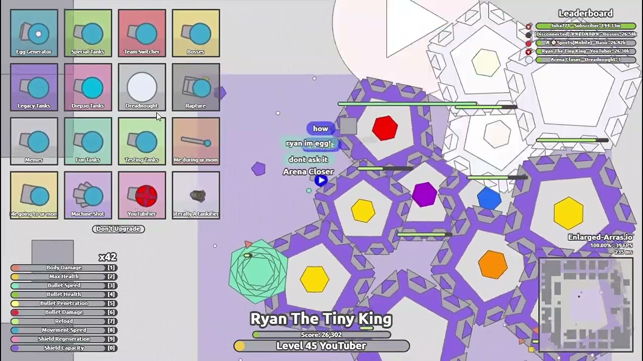Enlarged Arras.io v2  shenanigans.