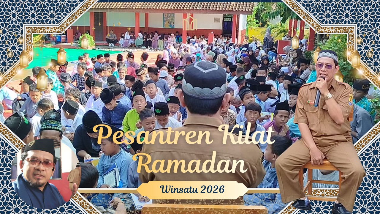 Pesantren Ramadhan Hari Pertama di SDN 1 Winong
