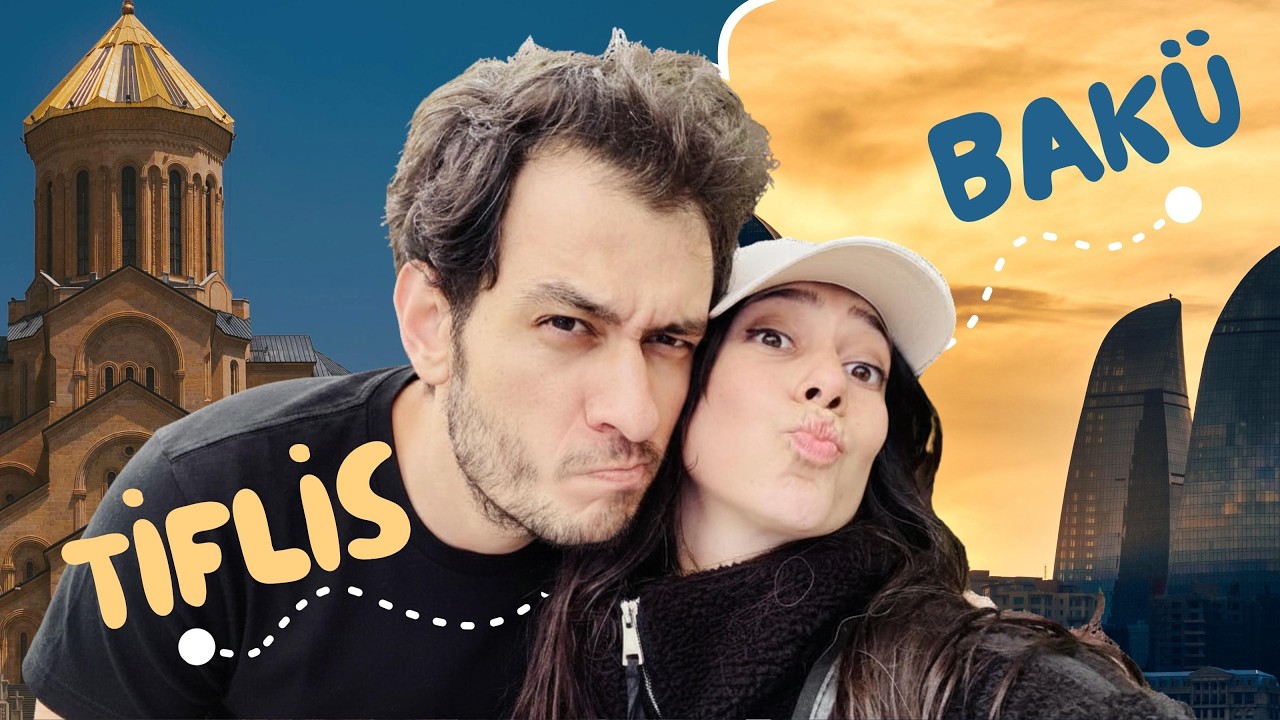 AZERBAYCAN-TİFLİS VLOG 😍(korku evi gibi bi evde kaldık😱)