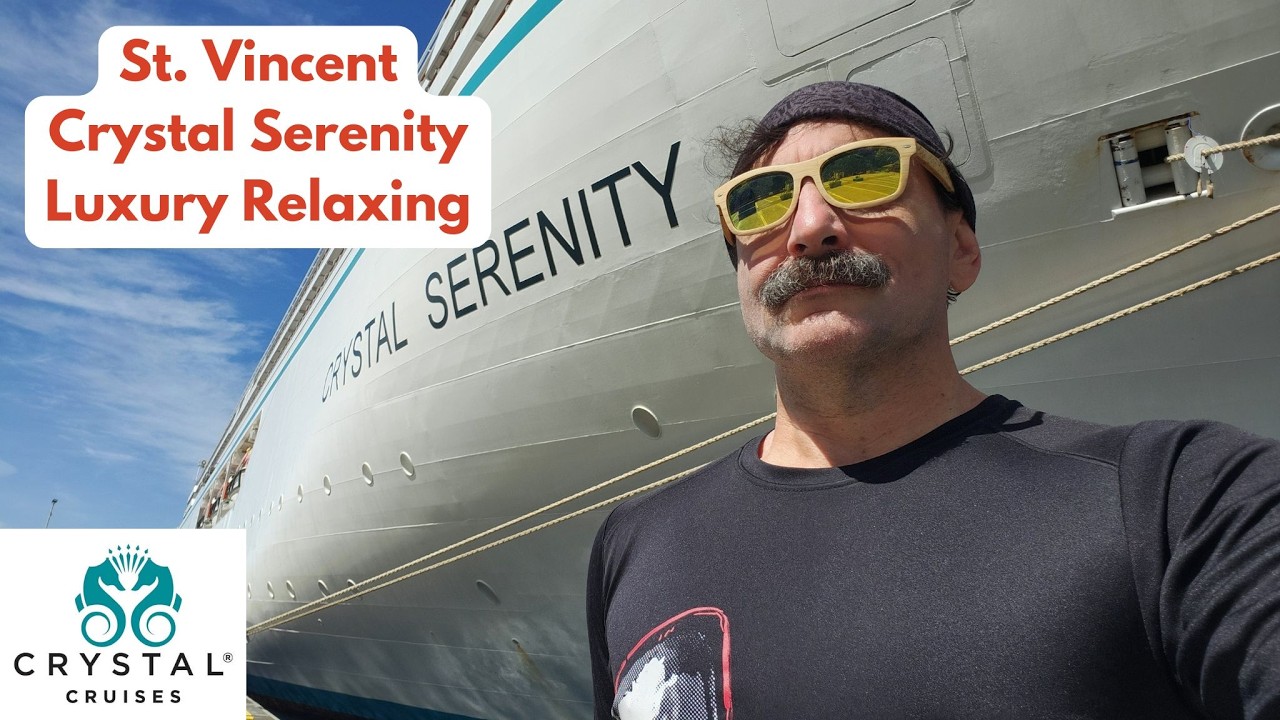 🚢 День 2 в Crystal Serenity: День в порту Сент-Винсент – прогулка по порту, потрясающий бургер и ...