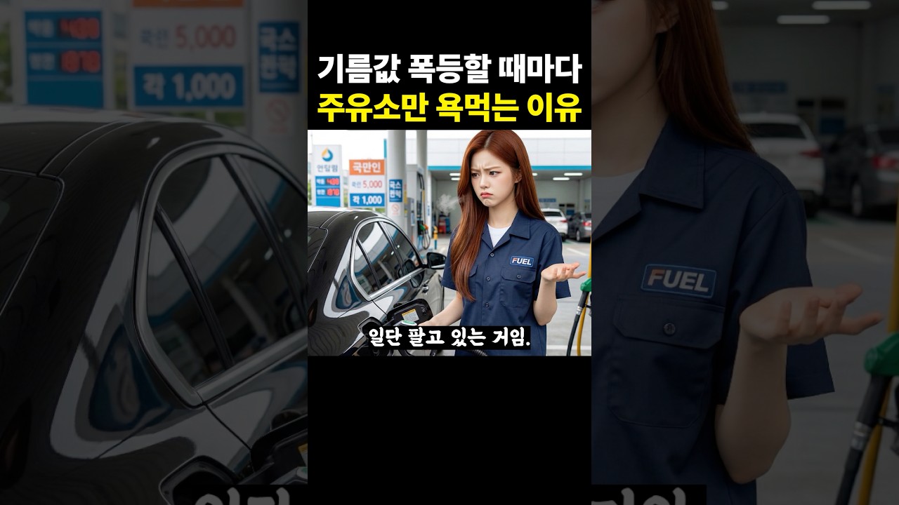 기름값 폭등할 때마가 주유소만 욕먹는 이유