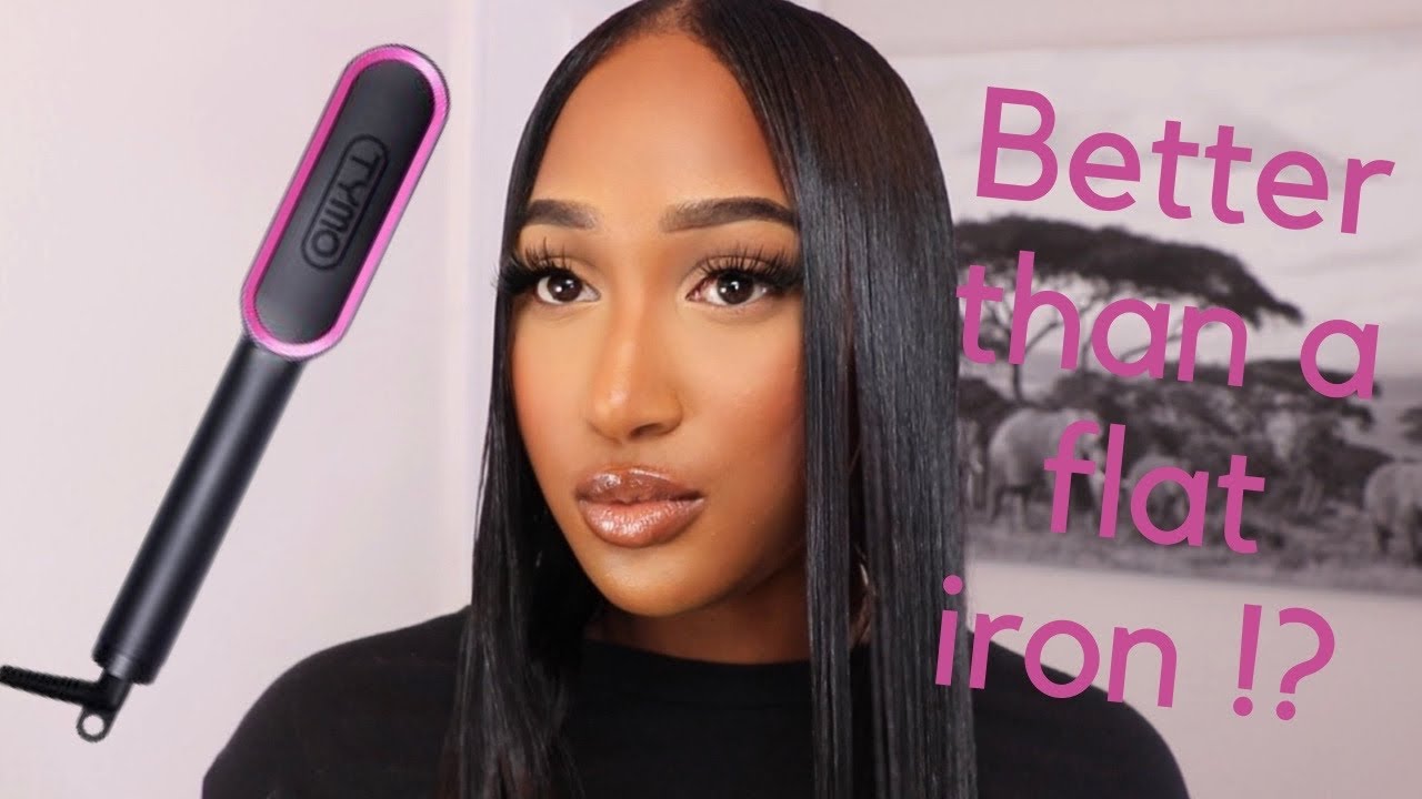 TYMO Straightening Comb on 3c4a Hair | Save Time Straighten Your Hair | From Curly to Straight