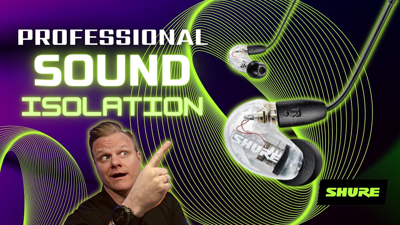 Проводные наушники Shure SE215 PRO — профессиональная звукоизоляция!