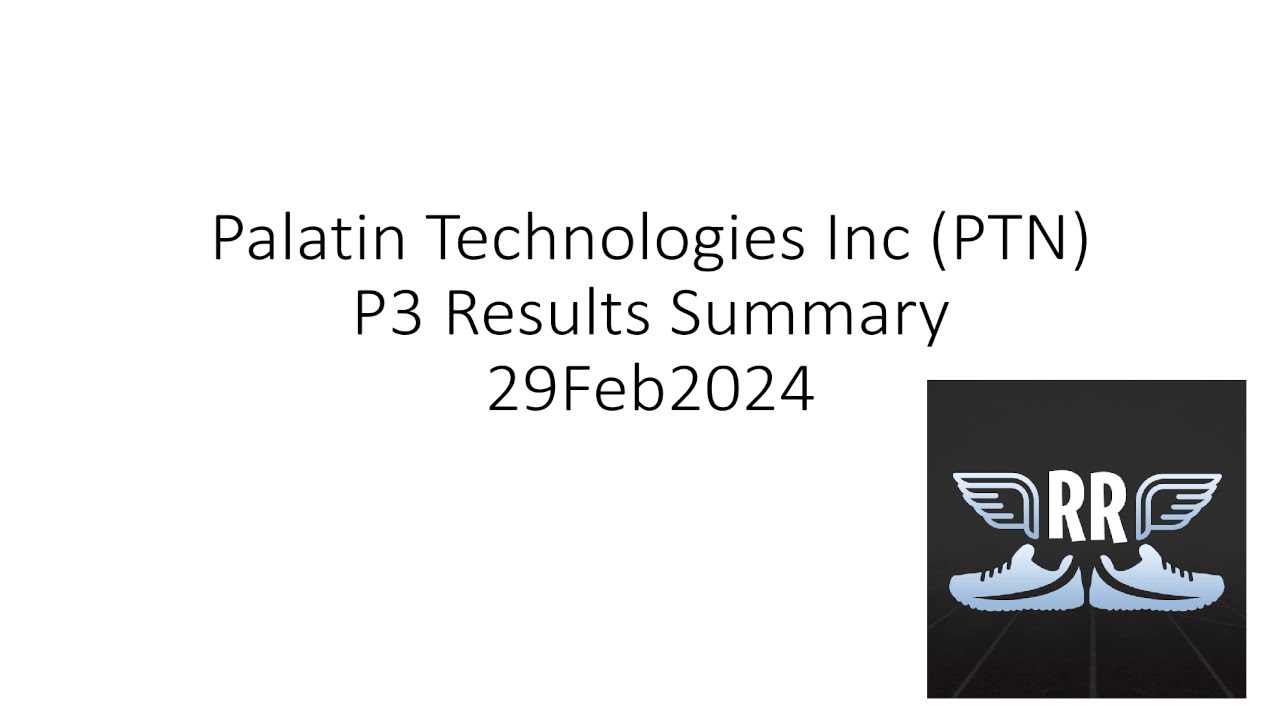 Palatin Technologies Inc (PTN) P3 Results Summary 29Feb2024
