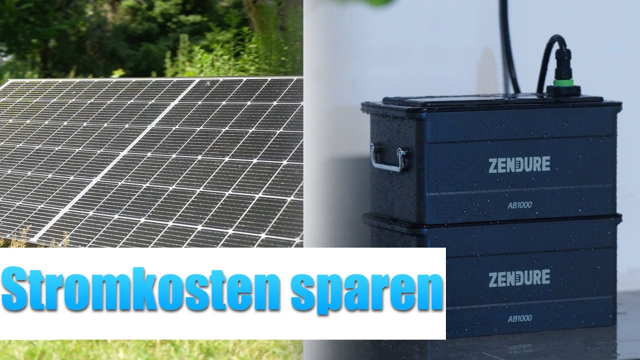 Balkonkraftwerk mit Speicher - Zendure SolarFlow im Test ☀️🔋