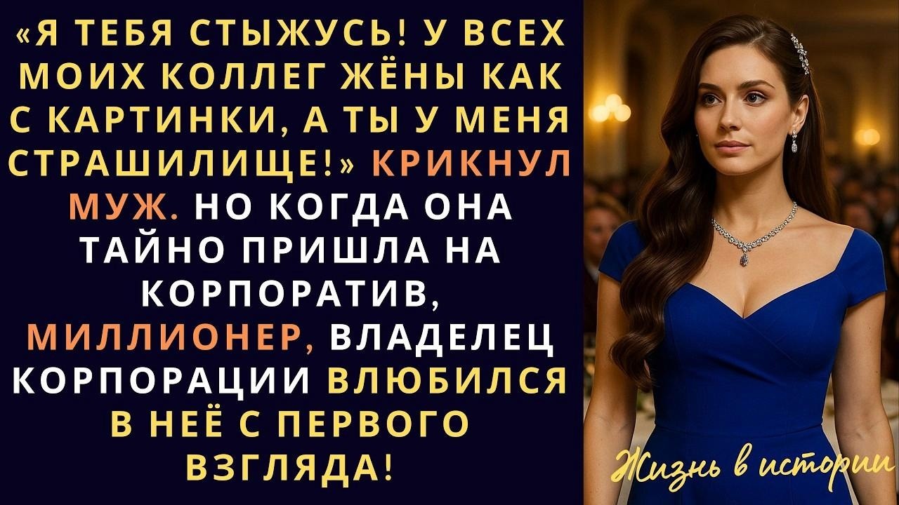 Я тебя стыжусь! У всех моих коллег жёны как с картинки, а ты у меня страшилище! крикнул муж