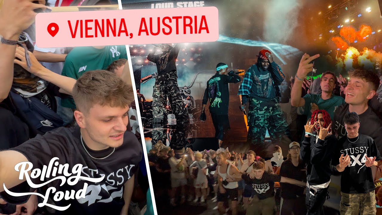 BACKSTAGE BEI TRAVIS?😳 Rolling Loud Wien Vlog🤩🇦🇹 (Travis Scott, Don Toliver etc.) | Jan