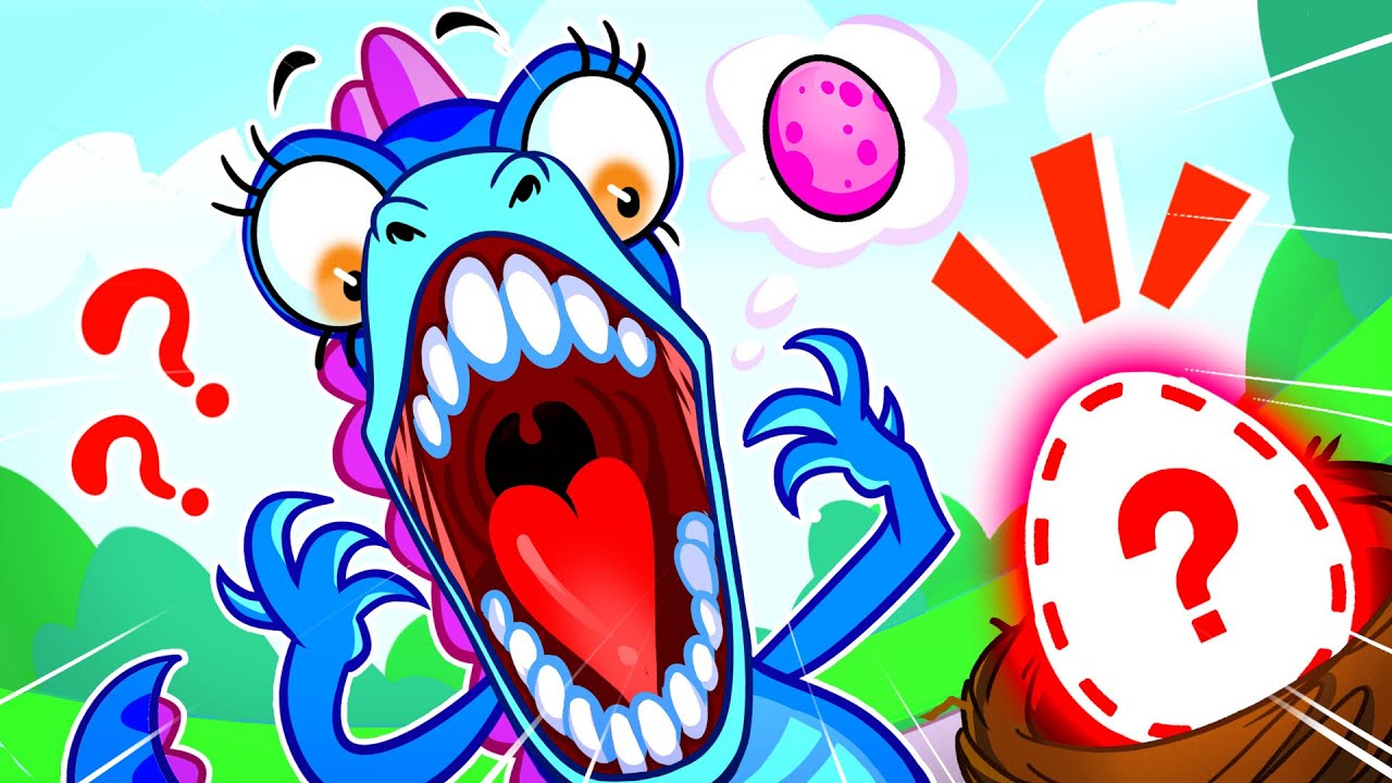 Where is Dino Egg? |T-rex out of Window | Baby Lost! | Kids Tales & Kids Songs | Pit & Penny Tales
