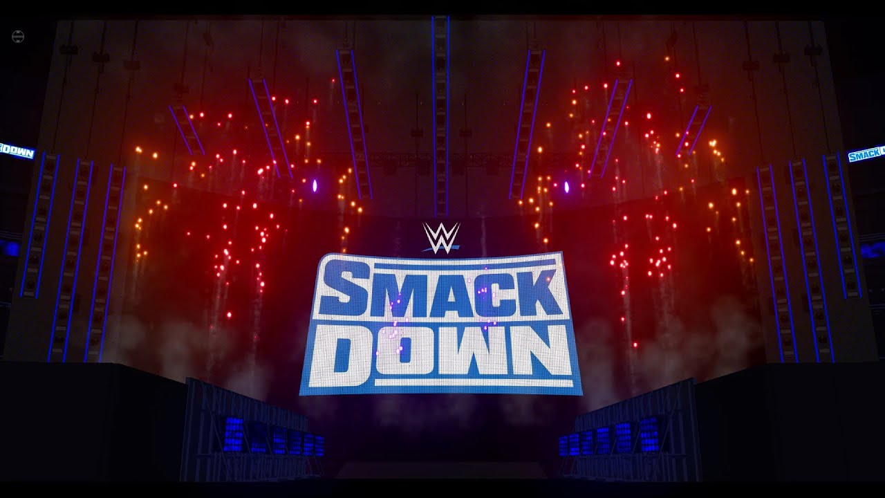 WWE SmackDown 2021 New Stage Opening Pyro Animation Concept