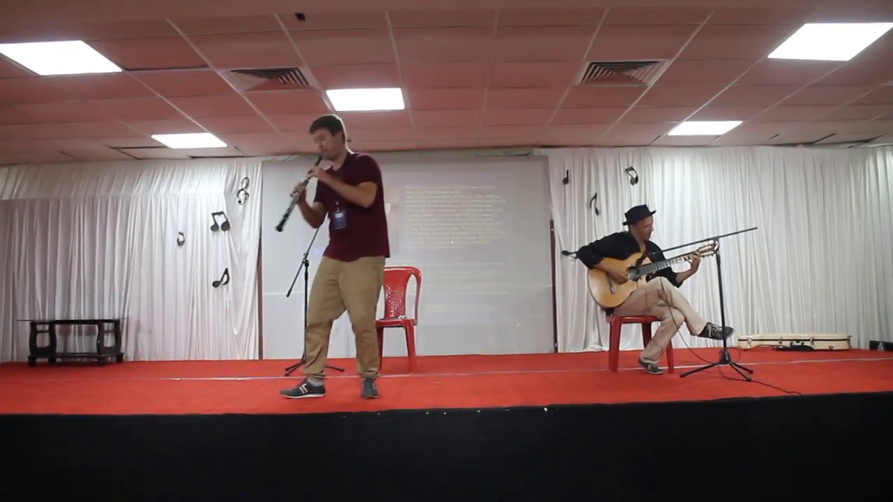 Music workshop by Mykyta Sierov and Ralf Siedhoff at Trio World School