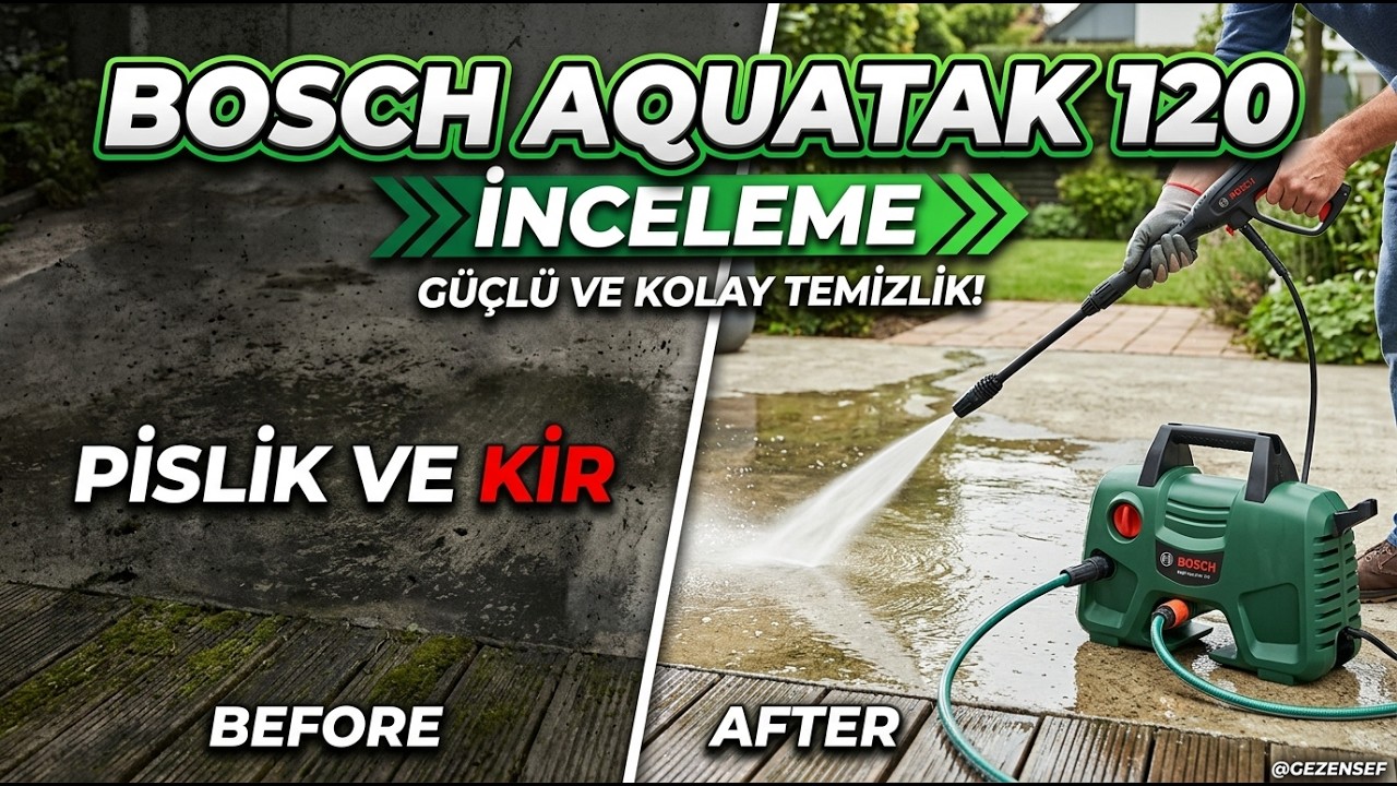 Bosch Easy Aquatak 120 Basınçlı Yıkama Makinesi