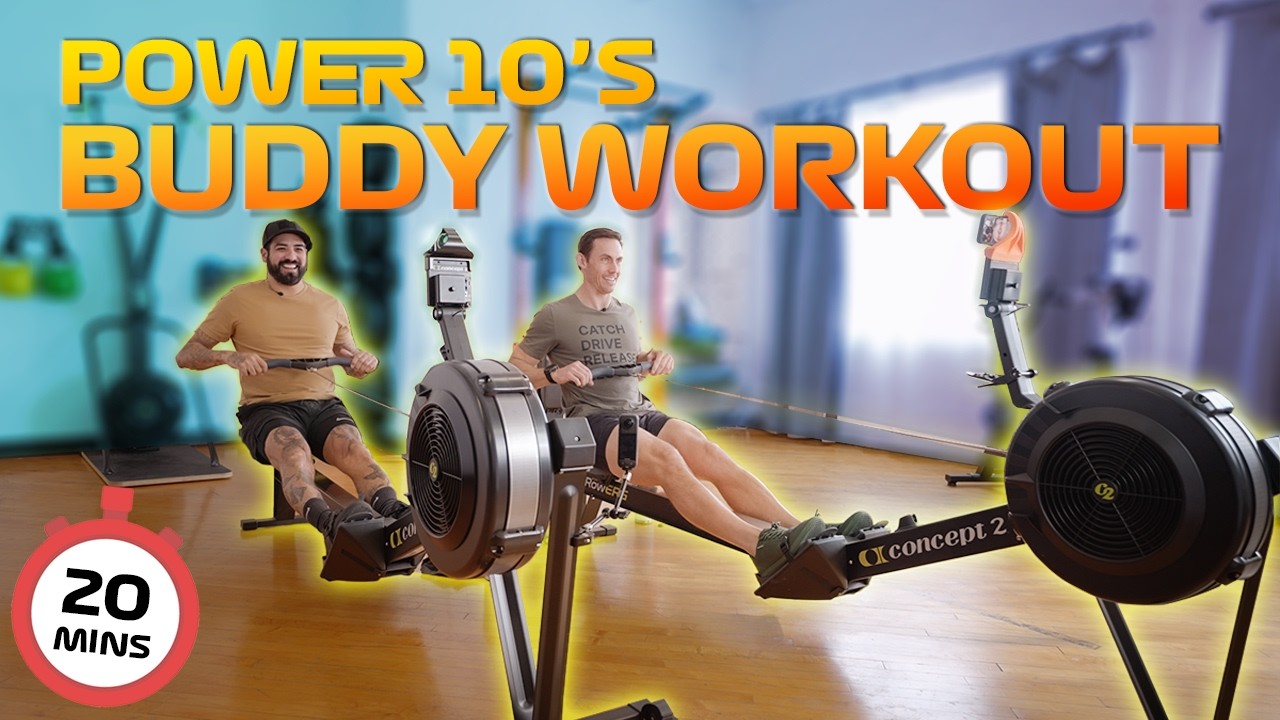 20-Minute Beginner Rowing Workout - 10 Stroke Challenge