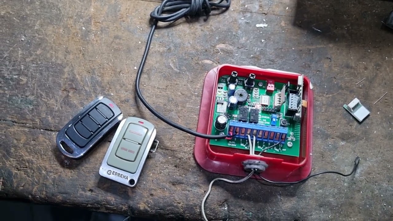 Erreka copiar mando y grabarlo en el receptor .