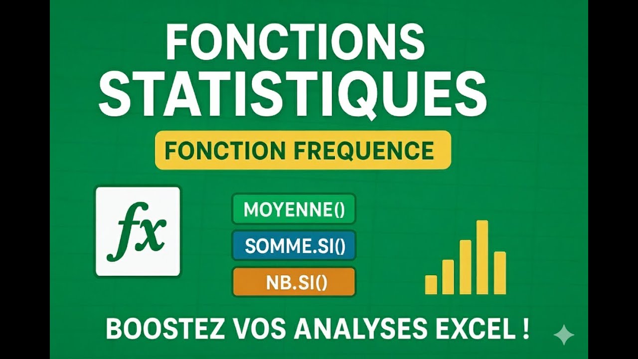 Ma&icirc;trisez les Statistiques sur Excel (Guide Complet)