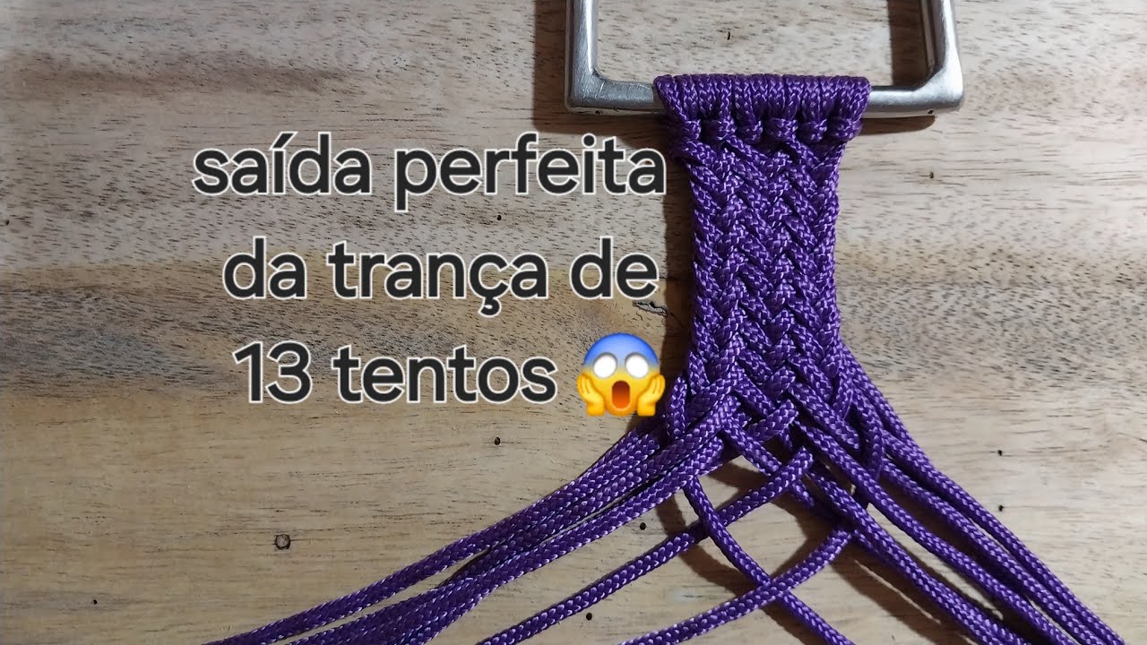 COMO FAZER a saída PERFEITA da TRANÇA de 13 TENTOS 