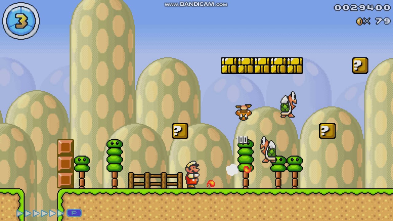 Mario Editor v1.4 Gameplay: Super Mario Bros. All In One - Easy Mode (Part 1)
