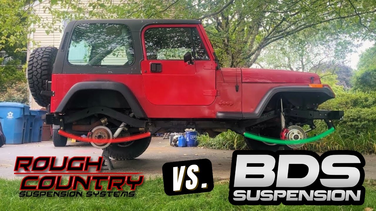 SUSPENSION SHOWDOWN: BDS vs. Rough Country on my Jeep Wrangler YJ